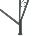 ŁAWKA DRZEWNA 8-LICZBA MIEJSC Ø 160X89CM STAL SREBRNOSZARY
