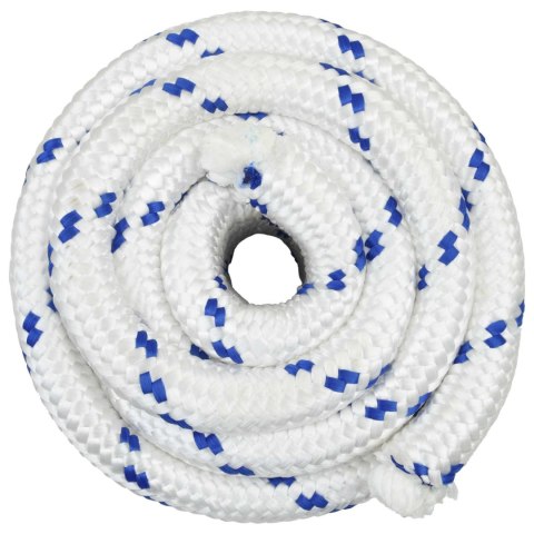VidaXL Lina do łodzi 25 m 5 Biały i niebieski PP