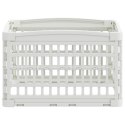 VidaXL Playpen dla Psa z 4 Panelami Biały 63 x 63 x 40 cm