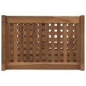 VidaXL Półka łazienkowa naturalny 45 x 30 x 45 cm Lite drewno teakowe