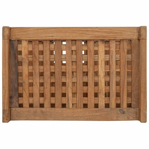 PÓŁKA ŁAZIENKOWA NATURALNY 45X30X71CM LITE DREWNO TEAKOWE