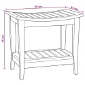 VidaXL Stolik Nocny Łazienkowy naturalny 50 x 35 x 45 cm