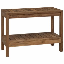VidaXL Stolik boczny do łazienki naturalny 60 x 30 x 45 cm