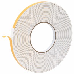 VidaXL Taśma samoprzylepna z pianki 10 pcs Biały 10mm x 10m Pianka CR