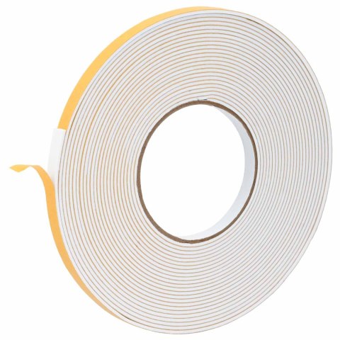 VidaXL Taśma samoprzylepna z pianki 10 pcs Biały 10mm x 10m Pianka CR