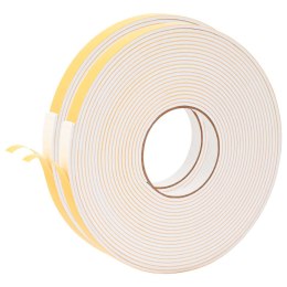 VidaXL Taśma samoprzylepna z pianki 2 pcs Biały 15mm x 10m Pianka CR