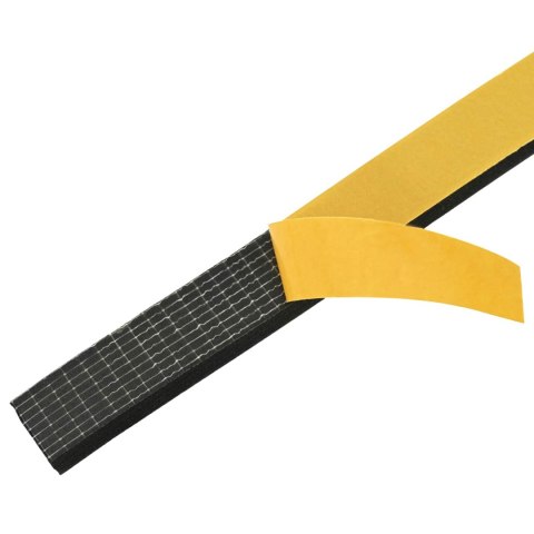VidaXL Taśma samoprzylepna z pianki 2 pcs Czarny 20mm x 5m Pianka CR