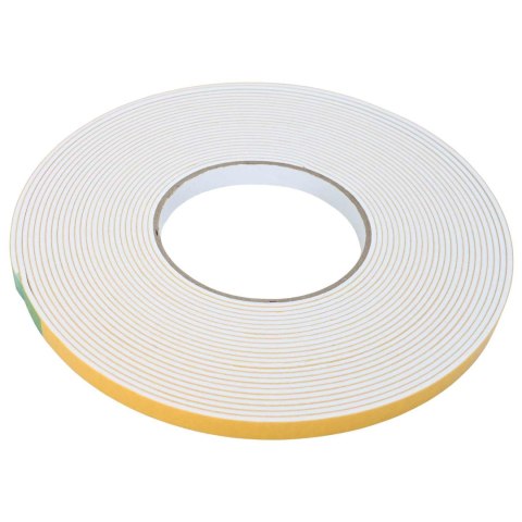 TAŚMA SAMOPRZYLEPNA Z PIANKI 5 PCS BIAŁY 10MMX10M PIANKA CR