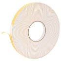 TAŚMA SAMOPRZYLEPNA Z PIANKI 5 PCS BIAŁY 15MMX10M PIANKA CR