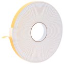 VidaXL Taśma samoprzylepna z pianki 5 pcs Biały 20mm x 10m Pianka CR