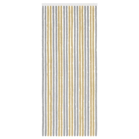 VidaXL Firanka owadobojna z chenillu Szary i beżowy 90 x 220 cm