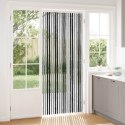 VidaXL Firanka owadobojna z chenillu Szary i czarny 90 x 220 cm