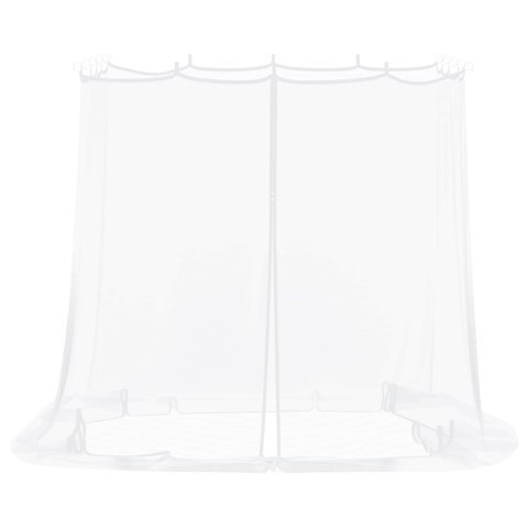 VidaXL Siatka na komary do altany 220 siatka Biały 2 x 2 x 2 m
