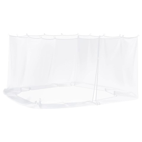 VidaXL Siatka na komary do altany 220 siatka Biały 4,5 x 3 x 2 m