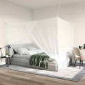 VidaXL Siatka na komary do łóżka 156 siatka 3 pcs Biały Poliester