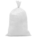 WORKI NA GRUZ OGRODOWE BIAŁE MOCNE NA ODPADY 10 SZT. BIAŁY 60X110CM