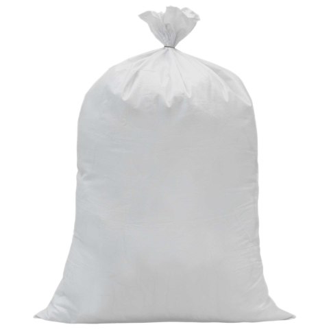 WORKI NA GRUZ OGRODOWE BIAŁE 80X125CM 10 SZT. MOCNE WYTRZYMAŁE 15KG