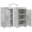 BUFET BETONOWY SZARY 40X36X80CM DREWNO INŻYNIERYJNE