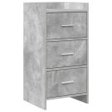 BUFET BETONOWY SZARY 40X36X80CM DREWNO INŻYNIERYJNE
