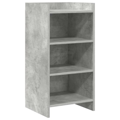 BUFET BETONOWY SZARY 40X36X80CM DREWNO INŻYNIERYJNE