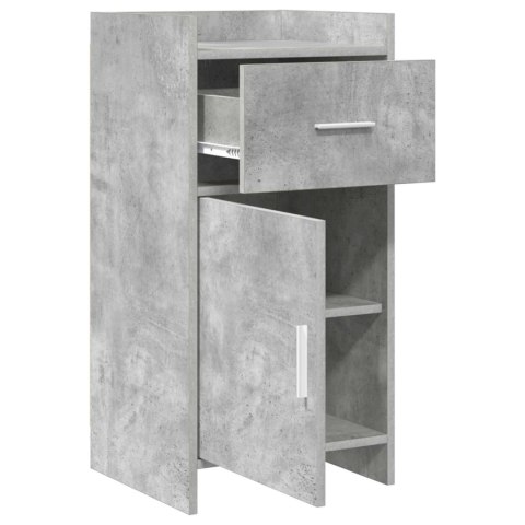BUFET BETONOWY SZARY 40X36X80CM DREWNO INŻYNIERYJNE