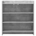 VidaXL Bufet Betonowy szary 75 x 36 x 80 cm Drewno inżynieryjne