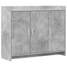 VidaXL Bufet Betonowy szary 98,5 x 33 x 80 cm Drewno inżynieryjne