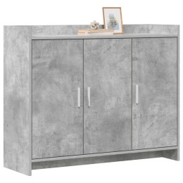 VidaXL Bufet Betonowy szary 98,5 x 33 x 80 cm Drewno inżynieryjne