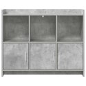 BUFET BETONOWY SZARY 98,5X33X80CM DREWNO INŻYNIERYJNE