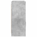 BUFET BETONOWY SZARY 98,5X33X80CM DREWNO INŻYNIERYJNE