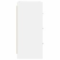 VidaXL Bufet Biały 75 x 33 x 80 cm Drewno inżynieryjne
