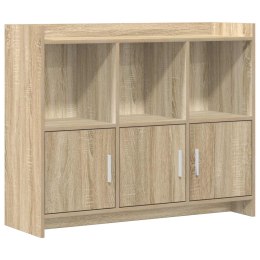 VidaXL Bufet dąb Sonoma 98,5 x 33 x 80 cm Drewno inżynieryjne