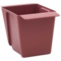 SKRZYNKI NA KWIATY DO PALET EURO 12 PCS BRĄZOWY 14X9X9,5CM