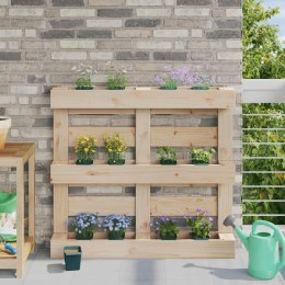 SKRZYNKI NA KWIATY DO PALET EURO 12 PCS ZIELONY 14X9X9,5CM