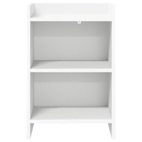 SZAFKI NOCNE 2 PCS BIAŁY 40X30X60CM DREWNO INŻYNIERYJNE