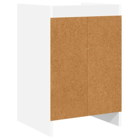 SZAFKI NOCNE 2 PCS BIAŁY 40X36X60CM DREWNO INŻYNIERYJNE