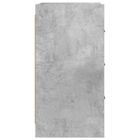 SZAFKI NOCNE BETONOWY SZARY 40X36X70CM DREWNO INŻYNIERYJNE