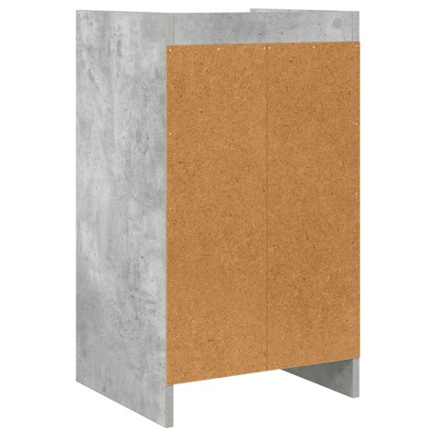 SZAFKI NOCNE BETONOWY SZARY 40X36X70CM DREWNO INŻYNIERYJNE