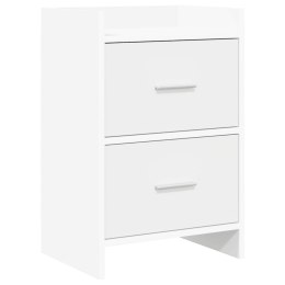 VidaXL Szafki nocne Biały 40 x 30 x 60 cm Drewno inżynieryjne