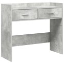 VidaXL Konsola Betonowy szary 90 x 35 x 80 cm Drewno inżynieryjne