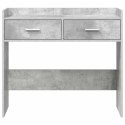 VidaXL Konsola Betonowy szary 90 x 35 x 80 cm Drewno inżynieryjne