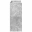 VidaXL Konsola Betonowy szary 90 x 35 x 80 cm Drewno inżynieryjne