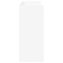 VidaXL Konsola Biały 90 x 35 x 80 cm Drewno inżynieryjne