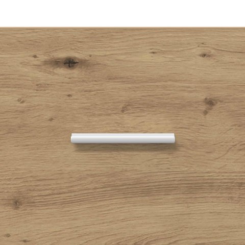 VidaXL Konsola Dąb artisan 90 x 35 x 80 cm Drewno inżynieryjne