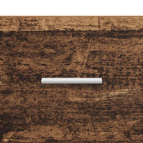 VidaXL Konsola Stare drewno 90 x 35 x 80 cm Drewno inżynieryjne