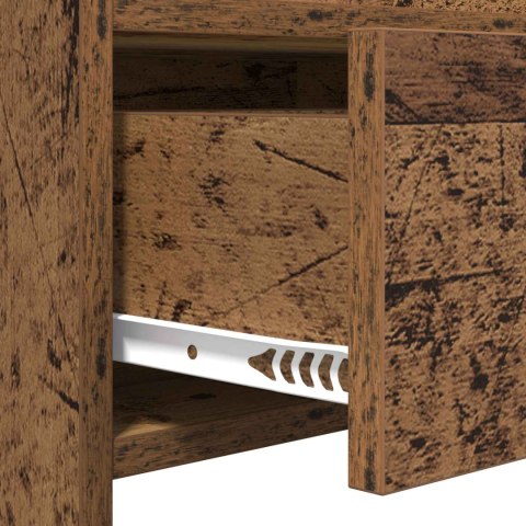 VidaXL Konsola Stare drewno 90 x 35 x 80 cm Drewno inżynieryjne