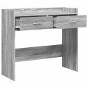 VidaXL Konsola Szary Sonoma 90 x 35 x 80 cm Drewno inżynieryjne