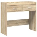 VidaXL Konsola dąb Sonoma 90 x 35 x 80 cm Drewno inżynieryjne