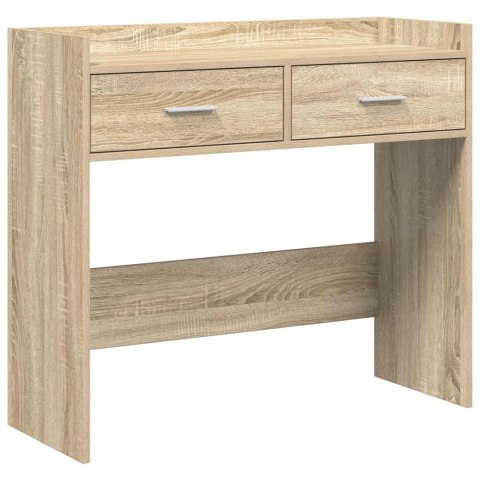 VidaXL Konsola dąb Sonoma 90 x 35 x 80 cm Drewno inżynieryjne