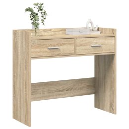 VidaXL Konsola dąb Sonoma 90 x 35 x 80 cm Drewno inżynieryjne